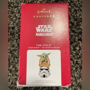 Hallmark The Mandalorian Grogu Ornament Star Wars Brand New